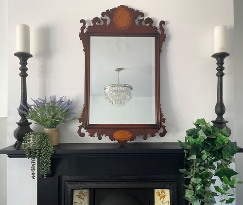 Antique mirror regency - antique,