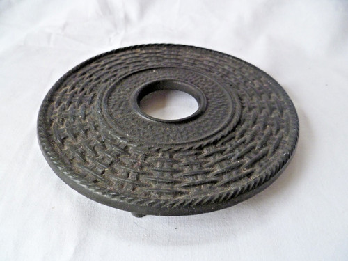 Japanese cast metal basket - cast,