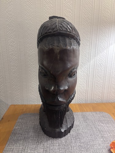 African style wooden head - style,