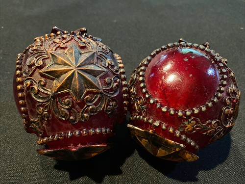 Red burnished gold color - gold,