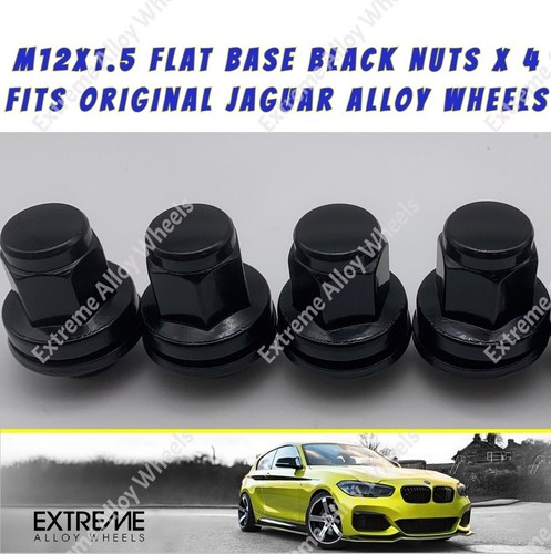Black alloy wheel nuts - alloy,