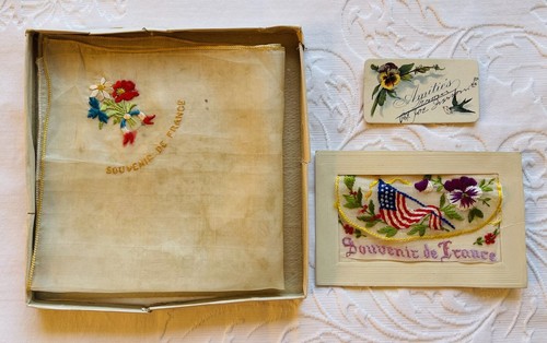 Ww1 souvenir france silk - france,