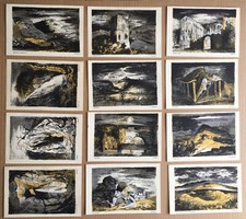 complete set of 12 John Piper original lithographs 1944