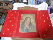 Antique Lady of Sorrows oil