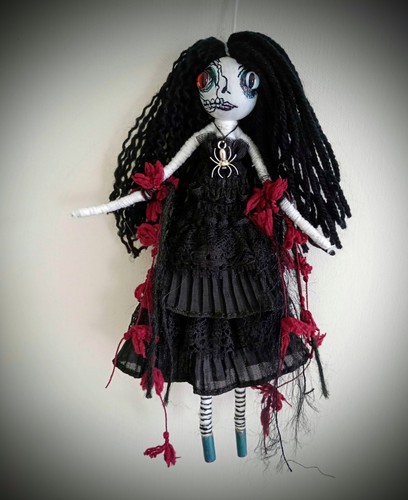 Handmade gothic doll macarb - handmade,,