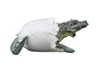 Red Eyes Baby Dragon Hatchling In Egg Ornament Legends & Fantasy