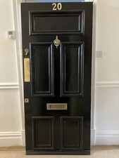 Victorian black panelled front - black,