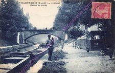 Cpa 77270 Villeparisis Canal