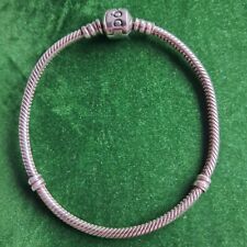 Genuine 925 Silver Pandora Moments 19cm Snake Chain Bracelet with Barrel Clasp
