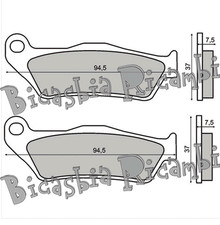 1265 - Front Brake Pads BMW
