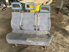 VW T4 TRANSPORTER 2001 1.9 TD TRIPLE REAR COACH SEAT WITH SEATBELTS