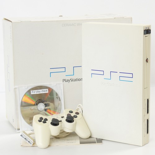 Ps2 ceramic white console - white,