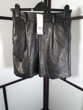 F&F Faux Leather Shorts Size