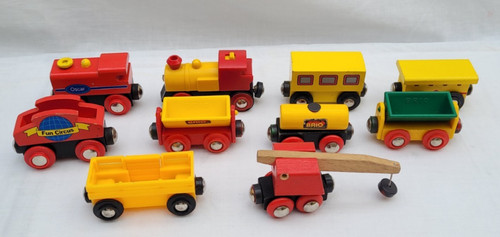 Brio etc wooden trains - etc,