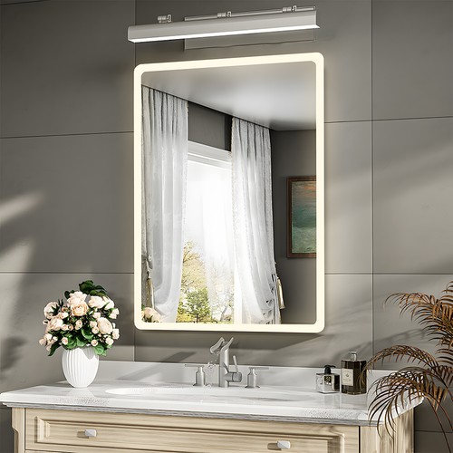 Led bathroom mirror demister - led, w/demister