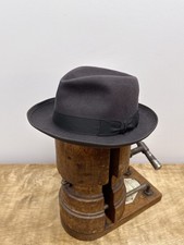 1950s mouse grey homburg - 1950s, fur
