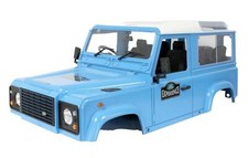 RC4WD '1:18' SCALE D90 DEFENDER BLUE/WHITE PLASTIC BODY FOR RADIO CONTROL CAR