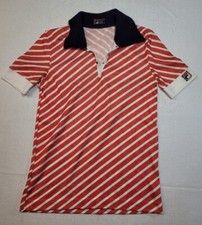 Vintage Fila Red Striped White