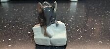 Extremely Rare Vintage Royal Copenhagen Porcelain Mouse Eating Sugar 