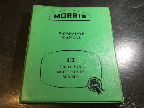 Morris workshop manual - j2,