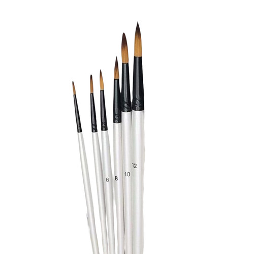 Piece round point artist - round,