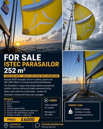 Istec parasailor 252m yellow - istec, 252m²