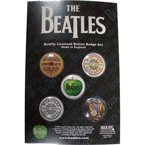 The beatles button badge - the,