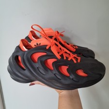 Adidas Men's Teens Boys Trainers Black Orange 5.5uk Lace Up