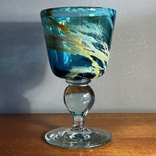Vintage Mdina Glass Goblet
