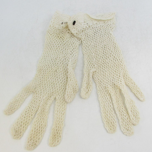Vintage crochet lace cream - vintage,