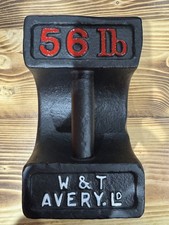 W & T Avery Vintage Cast Iron Weight 56lb Door stop, Gazebo, tent parasol