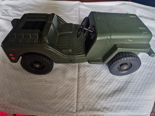 Vintage action man jeep - man, 1970s