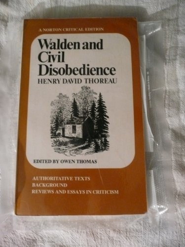 Walden and civil disobedience - walden,