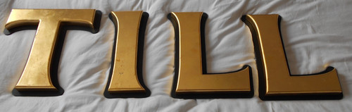 Reclaimed vintage gold - 13”,