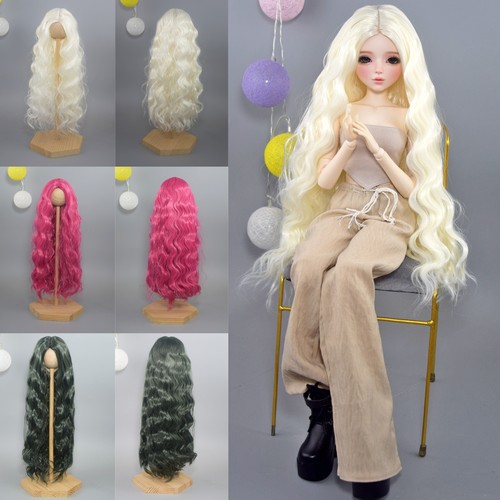Dolls long curly hair wig - curly, for