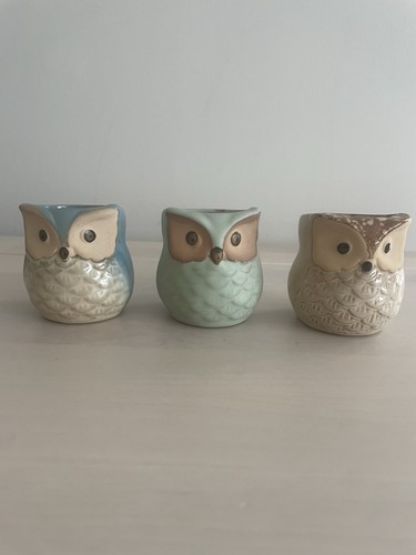 Set three trio owl - three,