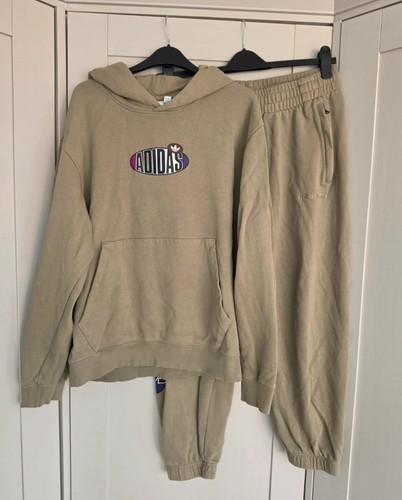 Mens khaki adidas tracksuit - mens,
