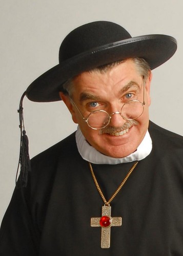 Vicar fancy dress wide brimmed - fancy,