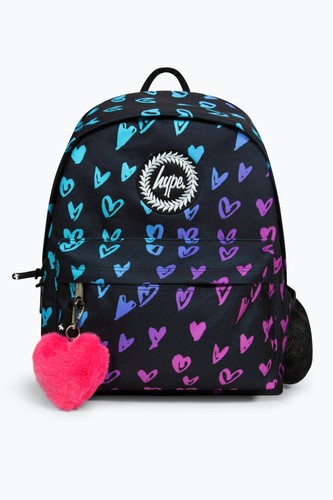 Hype black scribble hearts - scribble,