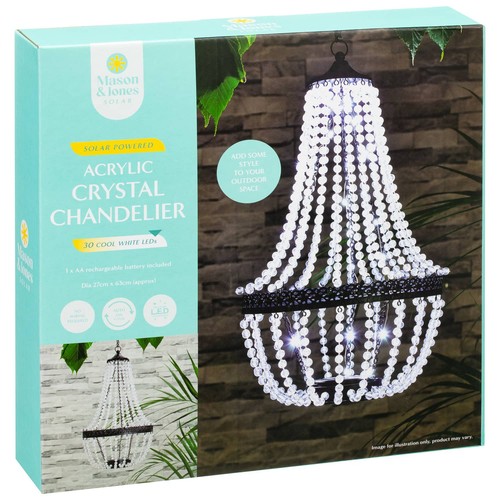 Solar powered acrylic crystal - solar,