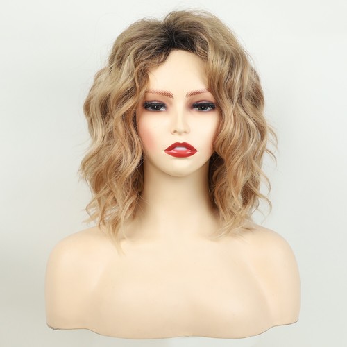 Womens short blonde - blonde, curly