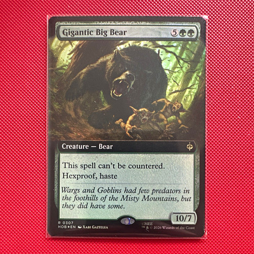 The hobbit mtg gigantic - gigantic, big