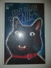 Eight Billion Genies #1 1:50 Glitter Cat Variant