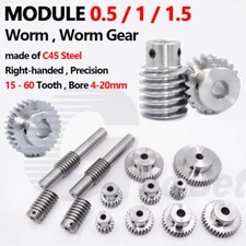 Mod 0.5 1 1.5 Worm Gear Wheel