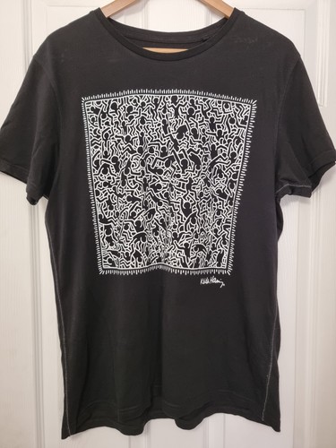 Black keith haring graphic - haring,