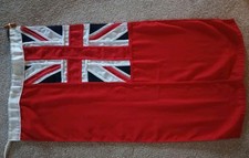 Red Ensign 3/4 Yard Sewn Red Duster Boat Flag