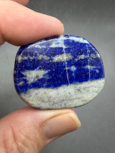 Lapis lazuli smooth - smooth, palm
