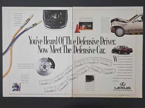 1991 page print lexus - 2-page, ad