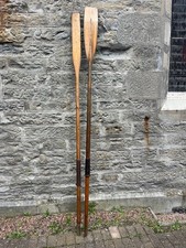 Vintage Wooden Oars / Wooden