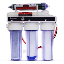 LiquaGen 5 Stage 150 GPD RO/DI Aquarium Reef Water Filter System Saltwater